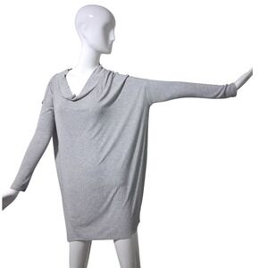 We The Free Asymmetrical Ribbed Womens Medium Slouchy Split Side Oversized Top